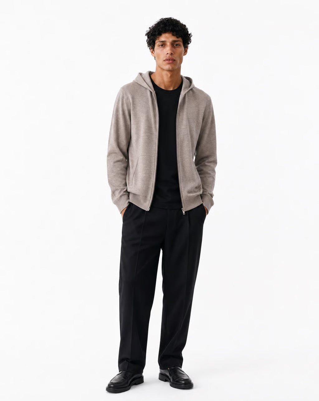 Serra Men's 100% Merino Wool Hoodie