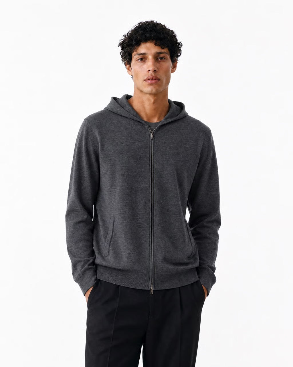 Serra Men's 100% Merino Wool Hoodie