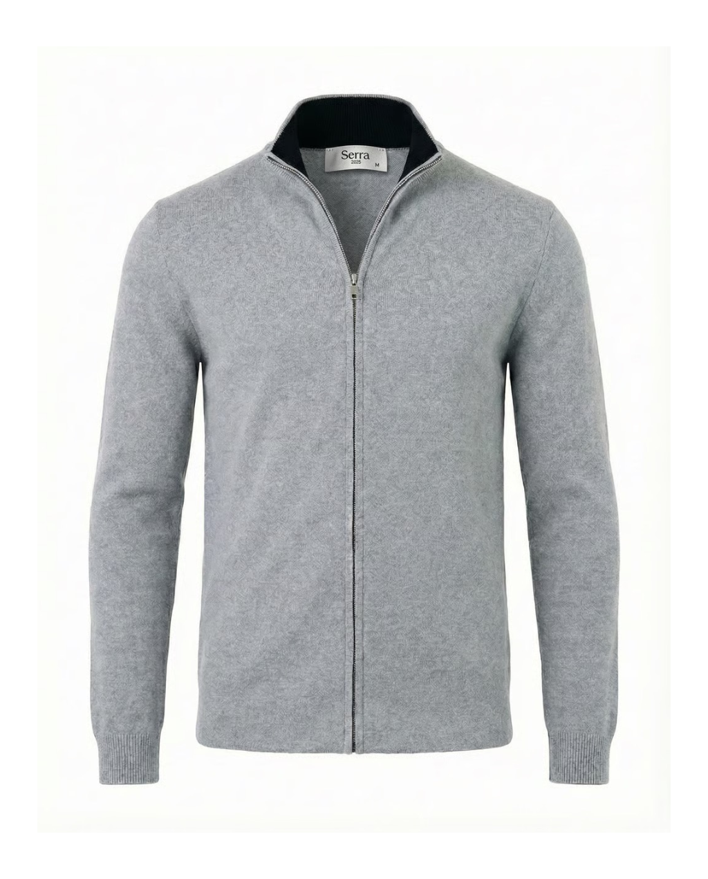 Napoli | Men's Cotton Long Sleeve Zip Cardigan